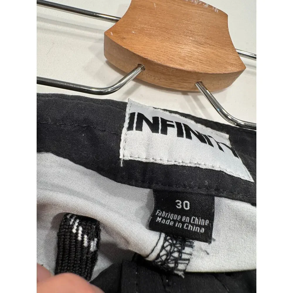 Infinity Surfboards Men's Boardshorts Size‎ 30 Black Blue Orange Ombre Stripe